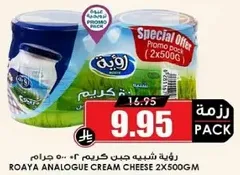 Roaya analogue cream cheese 2x500g