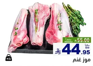 Fresh meat cuts with herbs.