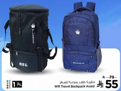 WR Travel Backpack Assorted