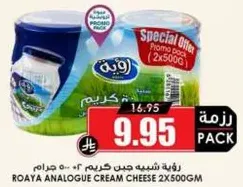 Roaya Analogue Cream Cheese 2x500g