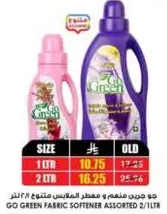 Go Green Fabric Softener Assorted 2/Ltr