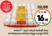 Al Wataniya White Egg Large 30's
