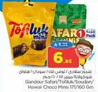 غندور سافاري/توفلك/سودان/هاواي شوكولاته ميني 17/160 جرام