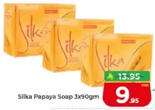 Silka Papaya Soap 3x90gm