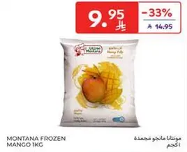 Montana Frozen Mango 1kg