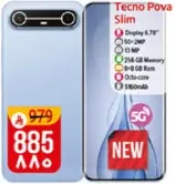 Tecno Pova Slim with 6.78