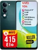 VIVO Y04 with a 6.34