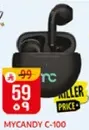 Wireless earbuds with a sleek design and high-quality sound.