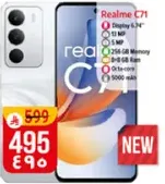 Realme C71 with a 6.4