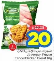 Al Ameen Frozen Tender Chicken Breast 1Kg