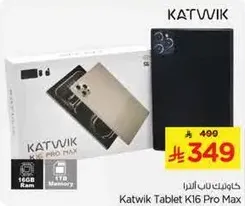 Katwik Tablet K16 Pro Max with 16GB RAM and 1TB Memory.