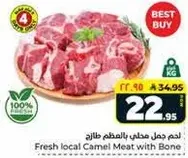 Fresh local Camel Meat with Bone