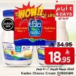 Nadec Cheese Cream 2x500g