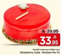 Strawberry Cake Medium Per Pc