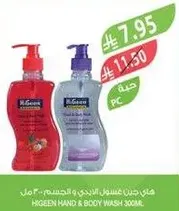 Higeen hand and body wash 300ml.