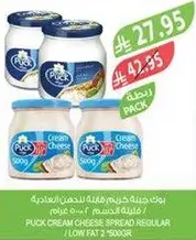 جبنه كريمه باك عاديه / قليله الدسم 2 * 500 جرام