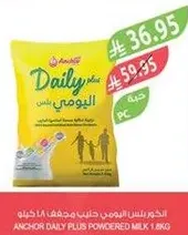 Anchor Daily Plus Powdered Milk 1.8kg