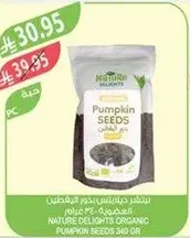 Nature Delights Organic Pumpkin Seeds 360g