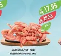 Fresh shrimp small 1kg