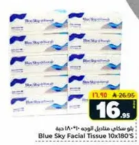 بلاسكاي مناديل الوجه 10*180 حبه