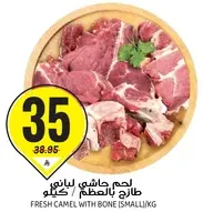 Fresh camel with bone (small)