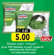 Americana Mix Vegetable / Cut Green Beans 450g