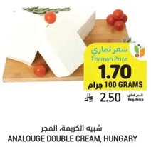 Analogue double cream, Hungary