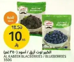 AL KABEER BLACKBERRIES / BLUEBERRIES 350G