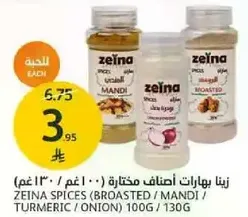 Zeina Spices (Broasted / Mandi / Turmeric / Onion) 100G