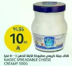 Nadec Creamy Spreadable Cheese 500g