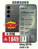 Samsung Galaxy S24 5G with 256 GB storage and 8 GB RAM.