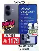Vivo V60 Lite 5G with 256 GB storage and 12 GB RAM.
