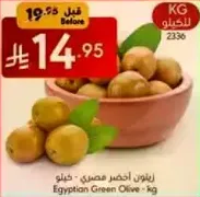 Egyptian Green Olive - kg