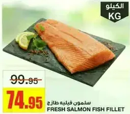 Fresh salmon fish fillet