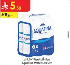 Aquafina Water 6x1.5ltr