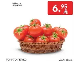 Tomatoes, locally sourced.