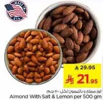 Almond With Salt & Lemon per 500g