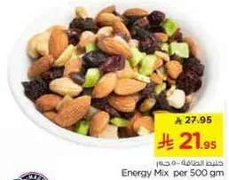 Energy Mix per 500 gm