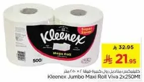 Kleenex Jumbo Maxi Roll Viva 2x250Mt