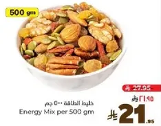 Energy Mix per 500 gm