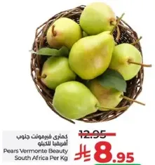 Pears Vermonte Beauty South Africa Per Kg