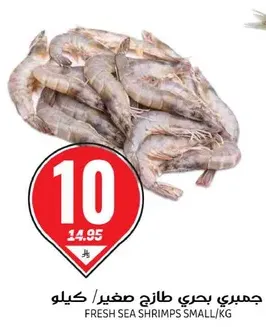 جمبري بحري طازج صغير