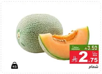 Fresh melon, sweet and juicy.
