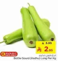 قرع زجاجي (كادهو) طويل لكل كيلو