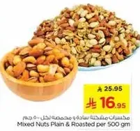 Mixed Nuts Plain & Roasted per 500 gm