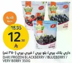 Dari Frozen Blackberry / Blueberry / Very Berry 350g