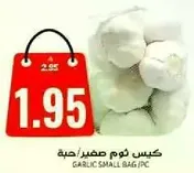 Small bag of garlic.