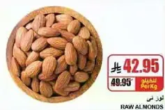 Raw almonds
