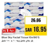 Blue Sky Facial Tissue 10x180'S