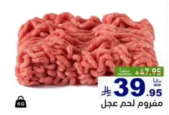 Ground meat.